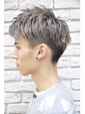 グランジ サイドパートスマートマッシュ オーダー用ツーブロ画像
