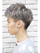 ミルシー(millci)&nbsp;グランジ サイドパートスマートマッシュ オーダー用ツーブロ画像