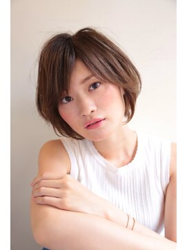 エヌ トーキョー(enu TOKYO) クラシカルボブ　オフィスヘア　アッシュブラウン