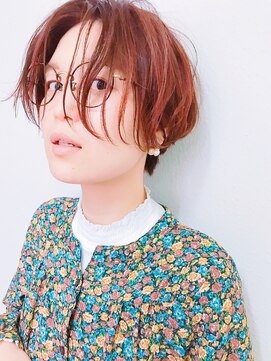 ロアークヘアー(LOARK HAIR) 【LOARK】Red&Orange ハイライトcolor