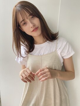 ハイフ(haif) 【haif】外ハネミディレイヤーカット