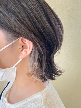 キャパジャストヘアー(CAPA just hair) イヤリングカラー_くびれボブ