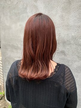スイート ヘアデザイン(Suite HAIR DESIGN) 《イエベ》ピンクブラウン　髪質改善ストレート　ブリーチ1回