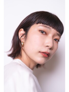 スイ(SUiii) ワイドバング/切りっぱなしボブ/暖色カラー〈札幌/大通〉