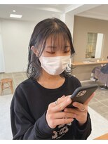 シンス(Since)&nbsp;【大重】ヌーディー グレージュ インナーカラー  ミディ