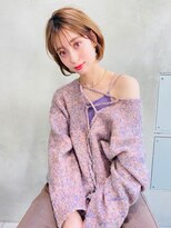 ロイジー(roijir)&nbsp;【roijir】表参道　軽めバング×耳掛けボブ