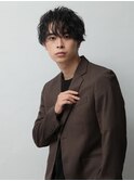 メンズパーマ/前下がり/刈り上げ