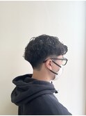 スペインカール 刈り上げショート