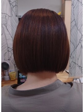 ヘアーカルチャー 小倉台店 HAIR CULTURE スタイリングショート髪質改善カラーブラウンカラー