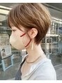 ヘアーメイクオズ(hair make O/S) 丸みの可愛いショートもオススメ♪骨格補正カットで収まり◎