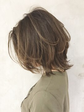 アンソレイユ ヘアー ガーデン(ensoleille hair garden) ショートウルフ×ハイライト