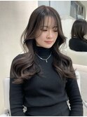 イメチェン◎ペールベージュ大人ガーリーハッシュカット