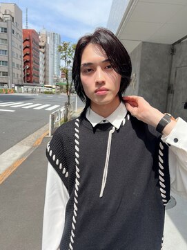 ネイロ 錦糸町(NeiRo) ウルフアッシュブラックカルマパーマベリーショート