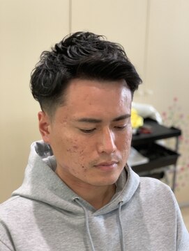 アンソレイユ ヘアー ガーデン(ensoleille hair garden) Men’s style sample