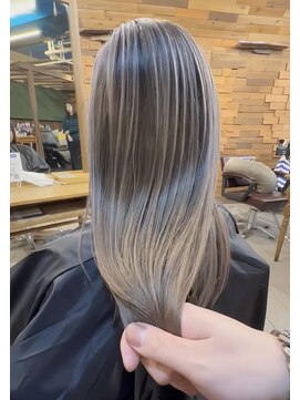 ヘアーサロン ミル(hair salon MiL) 【MiL】#バレイヤージュ #ハイライト #グラデーションカラー