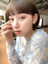 サンド 名古屋(sand)&nbsp;ボブ/レイヤーカット/髪質改善/ウェットヘア/オリーブベージュ