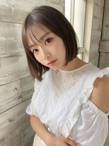 クイーン バイ ノイズ 西院(QUEEN by noism)&nbsp;大人可愛い20代30代40代小顔ウルフレイヤーボブ丸みショートボブ