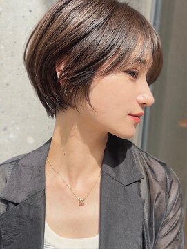 アイドットプラス 表参道(i.+omotesando) 前髪あり小顔つや髪顔まわり簡単スタイリングショートボブS09