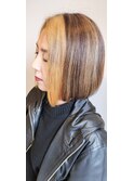フェイスフレーミングハイライトカラー