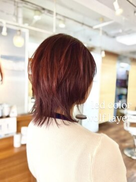 エスポワール(Espoir) チェリーレッドカラー×ウルフレイヤー