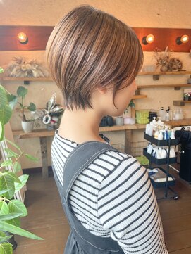 ナンバー(Number) 【大分/わさだ/Number】くびれ束感ショート20代30代40代50代