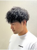 【平山明樹】お洒落メンズパーマ/縦落ちパーマ