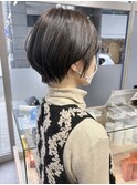 ふわっとワンカールパーマショート☆ブルーアッシュ【村山武史】