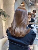 ロンド エスポワール 錦糸町(Lond espoir)&nbsp;ウェーブミディアムメルティカラー×レイヤーカット韓国[錦糸町]