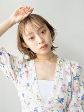 ジプソ 池袋西口(Gypso) くびれボブ髪質改善カラー質感再生トリートメント1/池袋駅