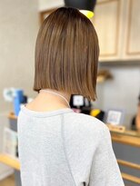 ネオリーブ クーロ(Neolive curro)&nbsp;小顔タッセルボブ×イメチェンカット[ボブ/縮毛矯正/横浜韓国/]