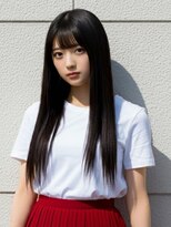 ファクトリーファイブ(Factory5) 小顔レイヤーロングブラック20代30代40代くびれミディ韓国ヘア