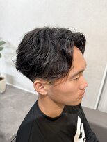 サロンドクオリア(Salon de Qualia)&nbsp;フェザーパーマ/センターパート/フェザーショート/S