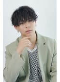 ラウンドマッシュ/シャドウパーマ