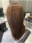 髪質改善×艶髪セミロング