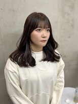 ソルトウォーター(SALT WATER)&nbsp;ラベンダーグレージュ/秋カラー/ブリーチなし/恵比寿/代官山