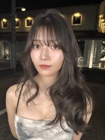 オニキス(ONYX)&nbsp;T198くびれヘア韓国レイヤーカット透明感グレージュカラー表参道