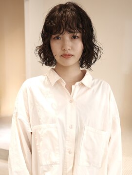 ウィム(wim) 『ボブパーマ』黒髪パーマ/無造作パーマ/くせ毛風パーマ