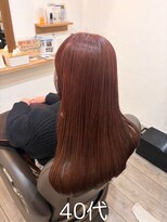 アトリエリコ(atelier RICO)&nbsp;髪質改善　白髪染め　頭皮改善　ピンク　30代　40代　50代