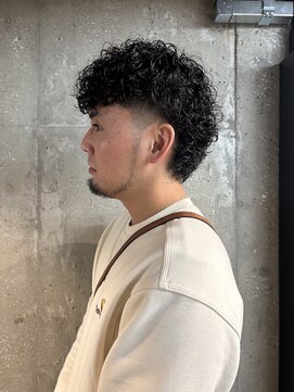 オルカ(ORCA) マレットヘア/プードルパーマ/海外メンズヘア/fade/barber