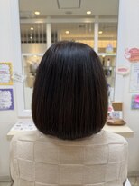 ユニティ 戸塚店&nbsp;癖毛も収まる丸み大人ボブ【戸塚/髪質改善/白髪染め】