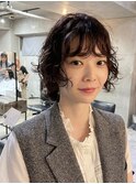 ショートボブパーマ
