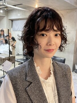 ナループロアボタン(Nalu pu loa BOTAN) ショートボブパーマ