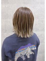 コワフュールトーリ フジグラン店(COIFFURE TORI)&nbsp;ナチュラルベージュグラデーション×外ハネボブ