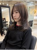 △ミディアムレイヤーハイレイヤーウルフオリーブブラウン