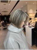 ハイライト　ローライト　白髪多めの方向け