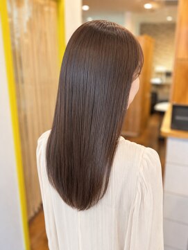今日の彼女の髪は魔法的 【魔法の髪質改善ストレート極】