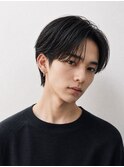 大人のメンズに!短すぎる髪が苦手な方のセンターパート
