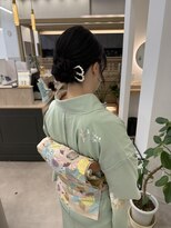 カイノ イオンモール橿原店(KAINO) 和装に寄り添うパールシニヨン