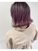 clan <ハイライトライトクリアピンク×外ハネフレンチボブ>