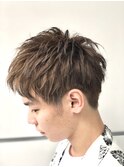 【Color Style】  MEN'SだってWカラー外国人風グレージュ♪